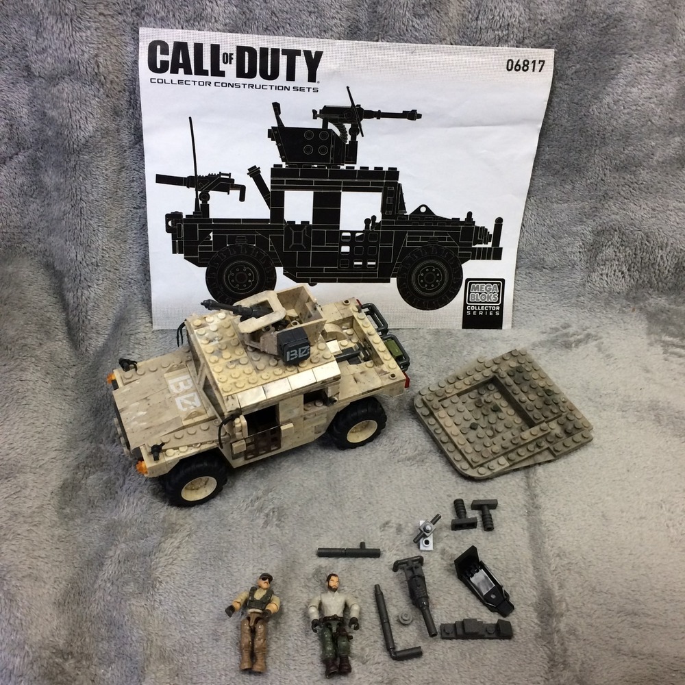 MEGA Bloks Construx Call of Duty Light Armor Firebase 06817 Vehicle Not Complete